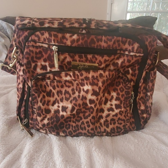 jujube leopard diaper bag